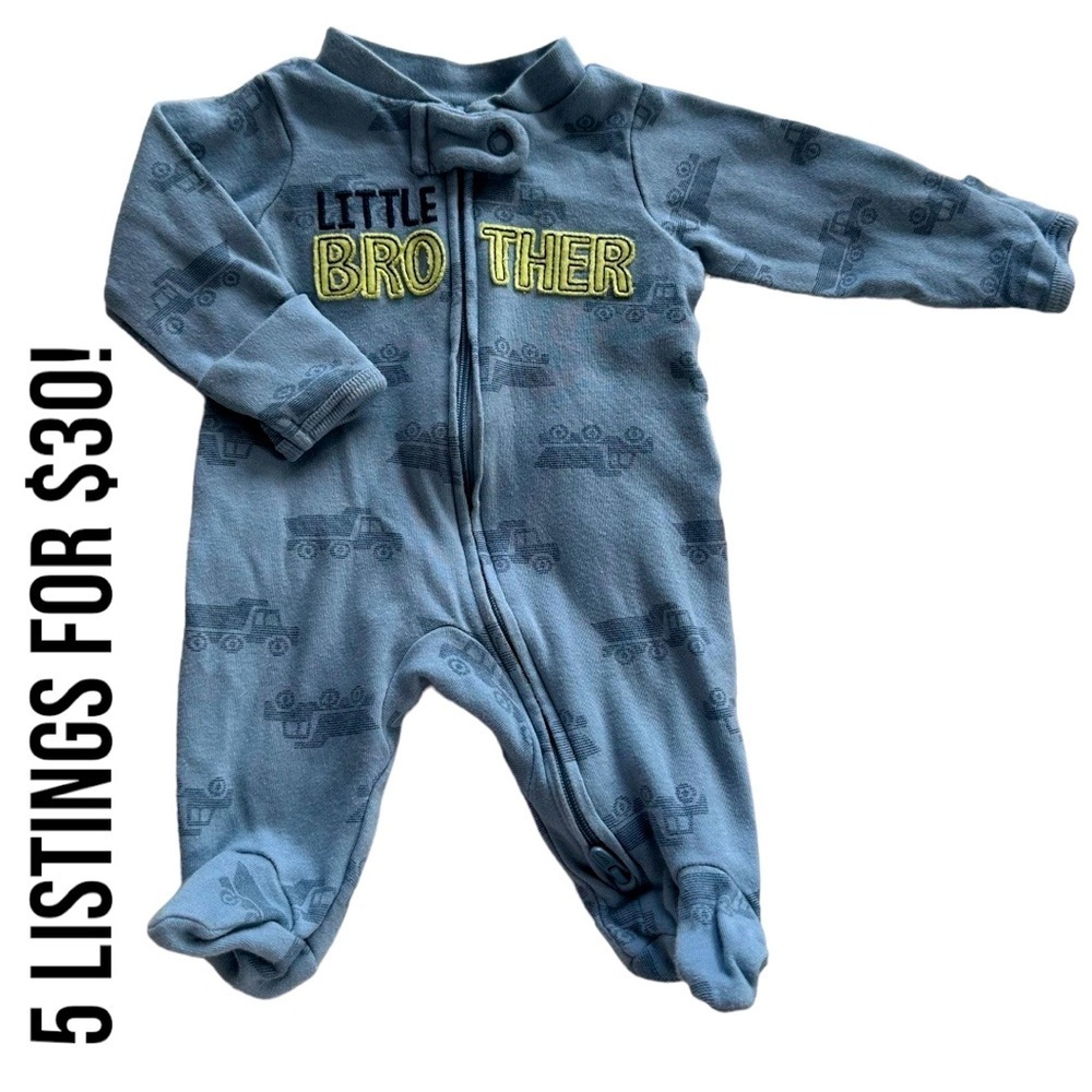 Baby Boy Premie Footies